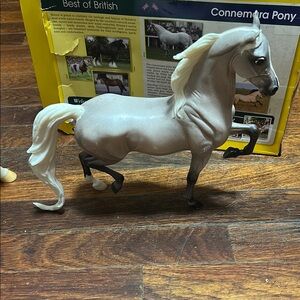 Breyer Gray and White Horse Figurine